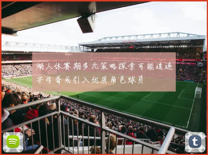湖人休赛期多元策略探索可能追逐字母哥或引入优质角色球员